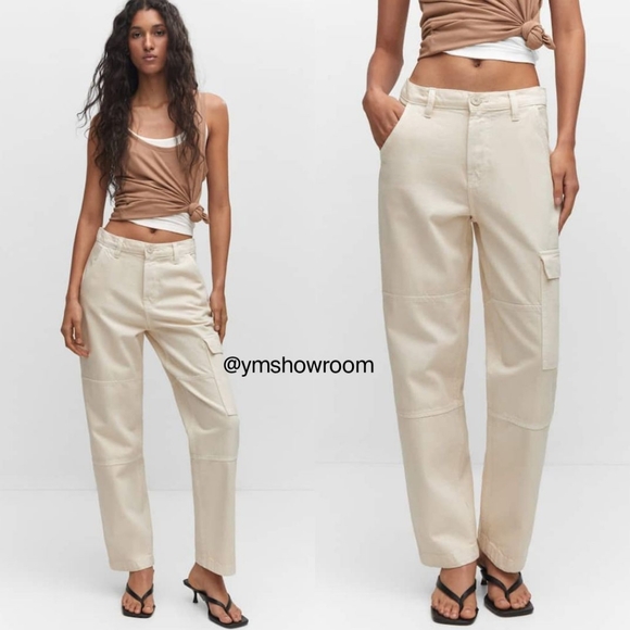 Mango Pants - MANGO Pocket cargo pants